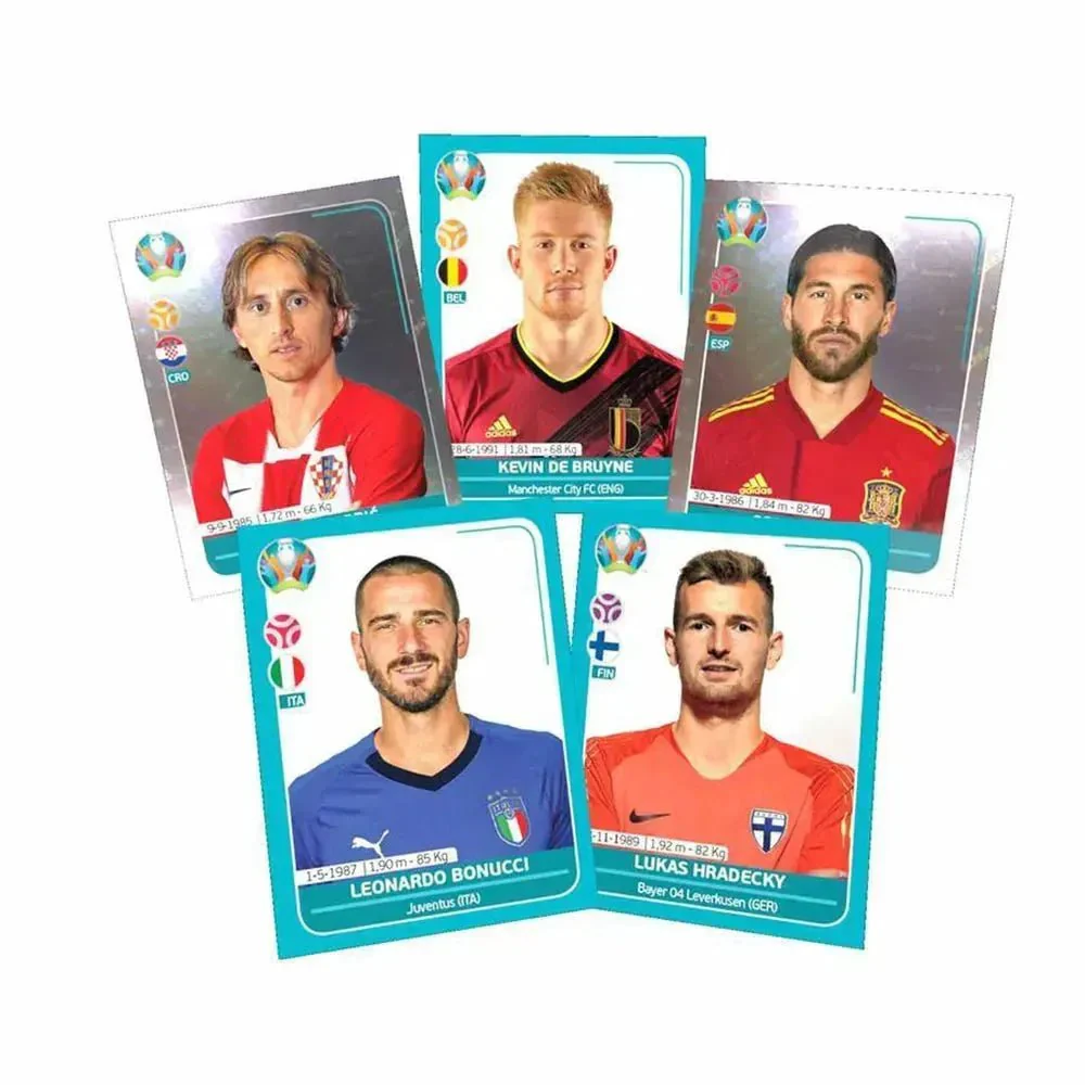 2020 Panini Euro Preview Stickers PACKETS (5 Stickers EA) - Image 2