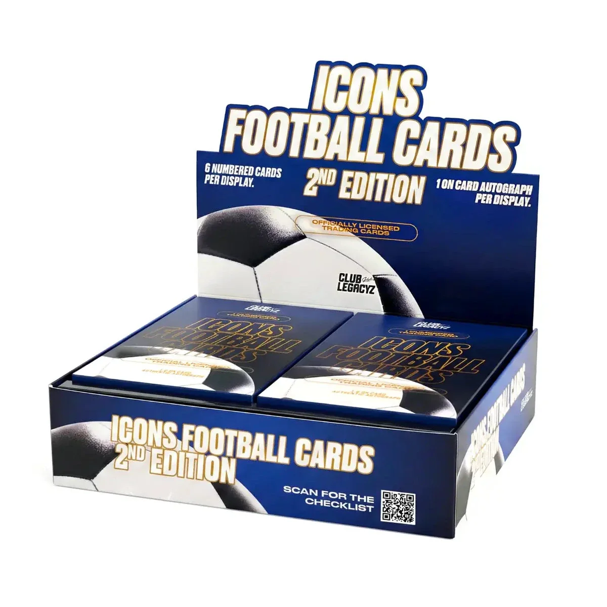 2025 Club Legacyz Icons Soccer 2nd Edition Trading Cards Hobby PACK (1 Card Each)