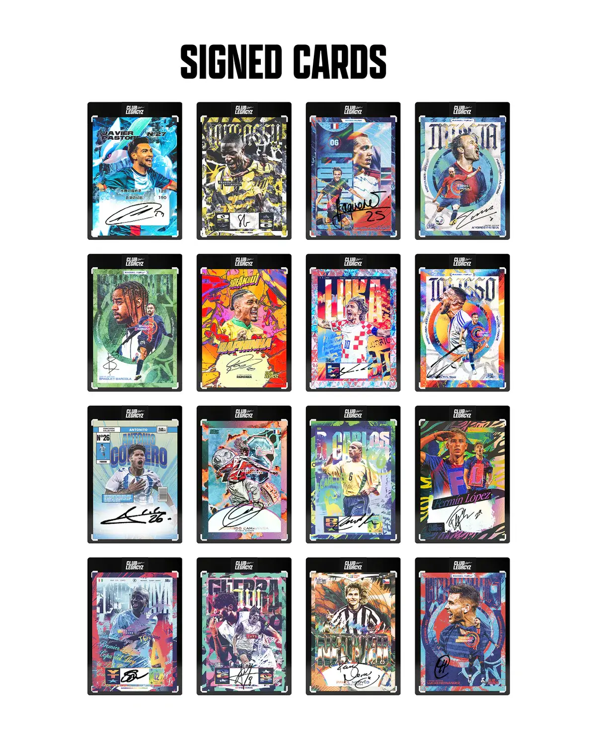 2025 Club Legacyz Icons Soccer 2nd Edition Trading Cards Hobby PACK (1 Card Each) - Image 3