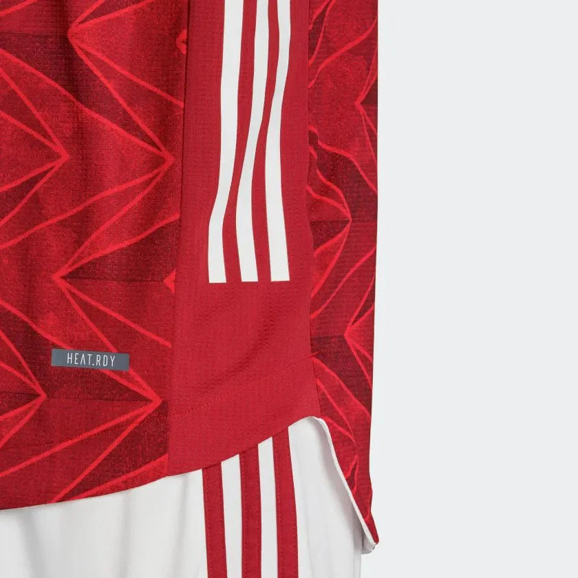 Addidas 2020-21 Arsenal Authentic Home Jersey-Red-White - Image 5