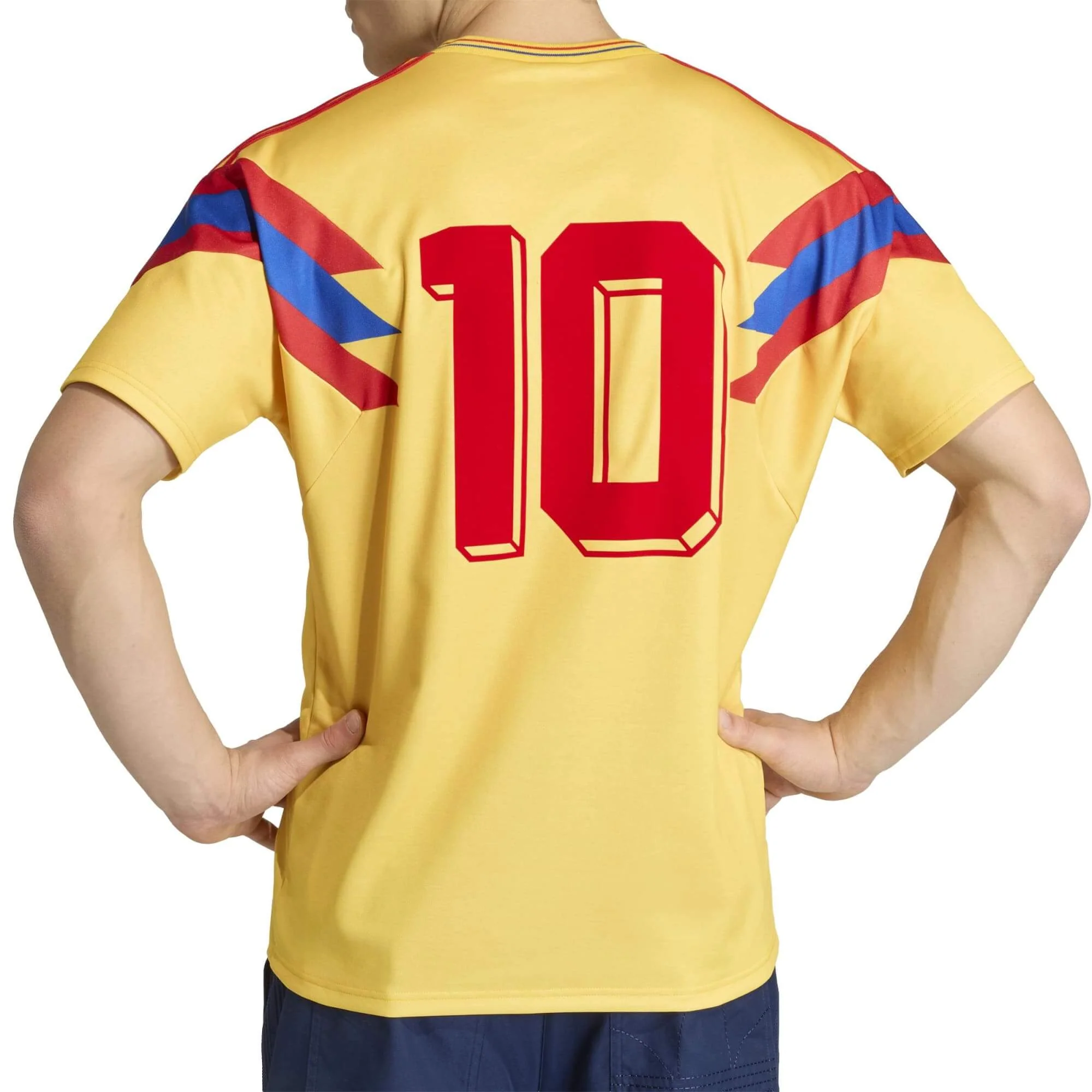 adidas 1990 Colombia Men's Retro Stadium Away Soccer Jersey - Image 5