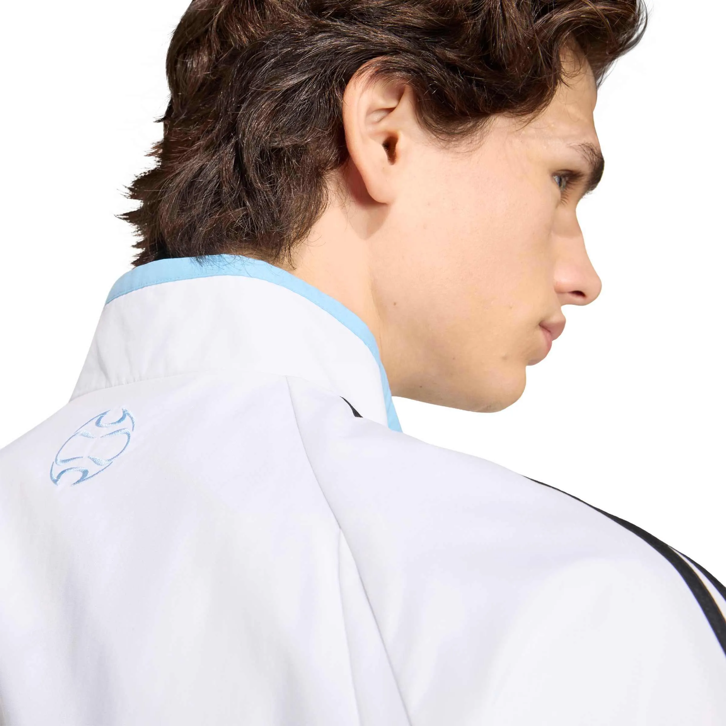 adidas 2006 Argentina Men's Retro Home Track Top - Image 5