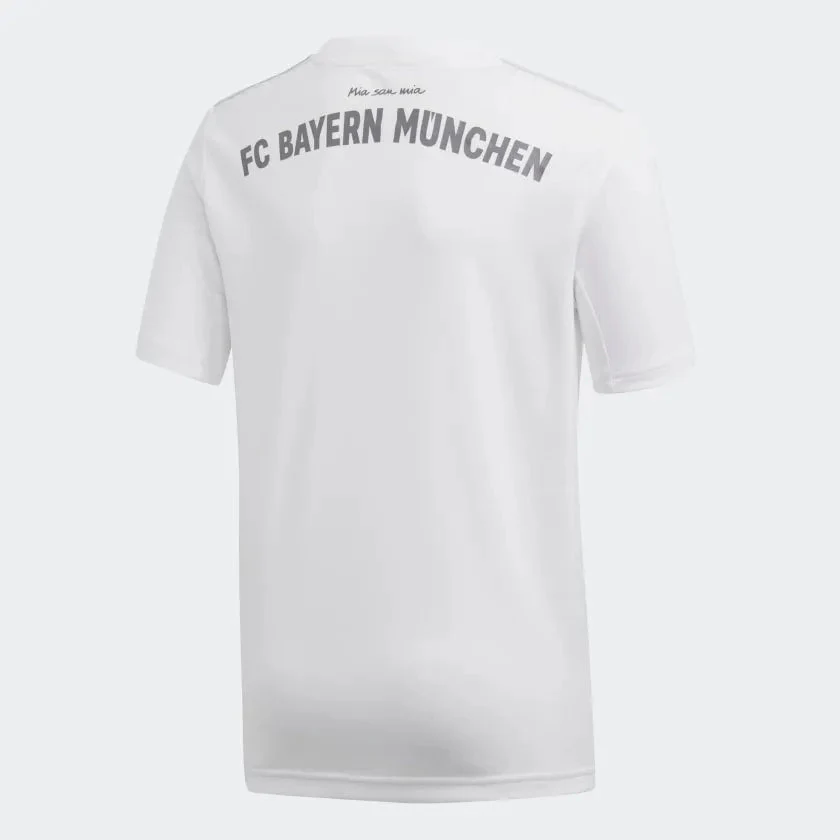 adidas 2019-20 FC Bayern YOUTH Away Jersey - White-Grey - Image 2
