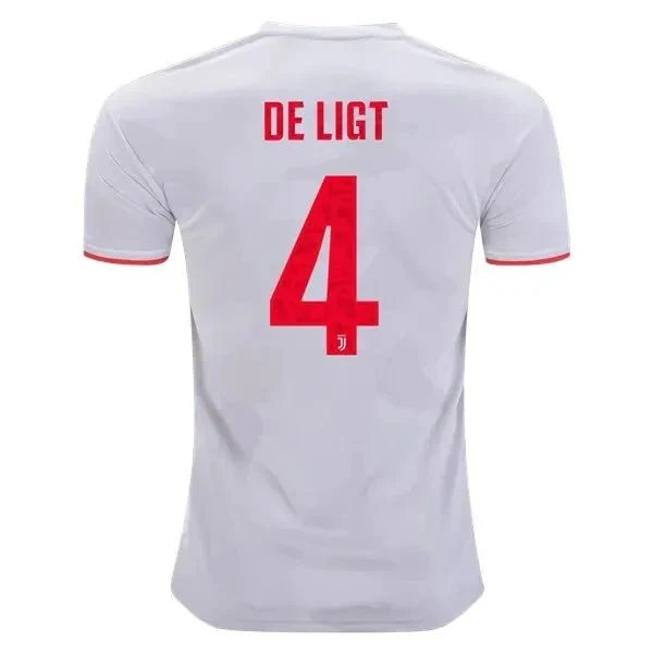 adidas 2019-20 Juventus Away Jersey - Grey-Red - Image 7