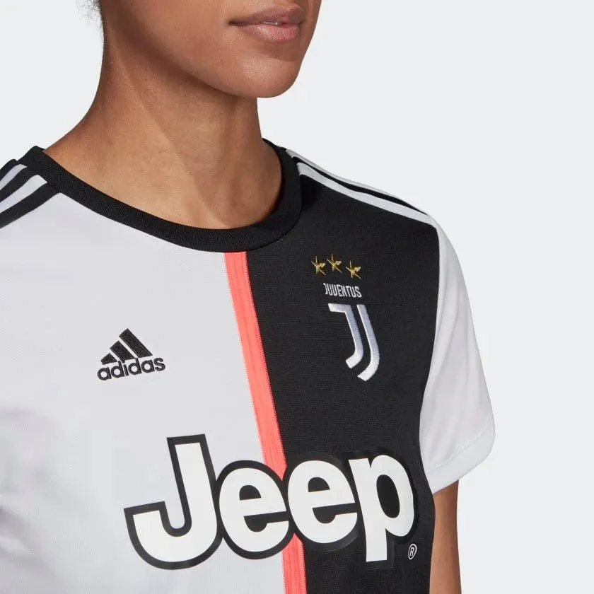 adidas 2019-20 Juventus Women's Home Jersey - White-Black - Image 3
