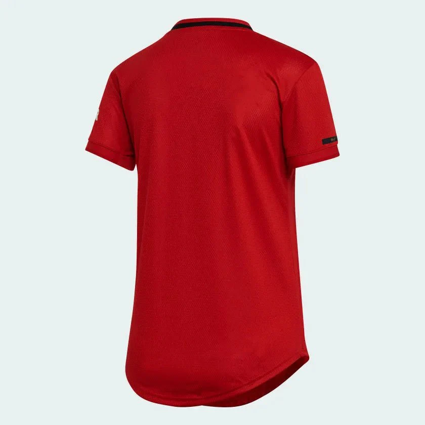 adidas 2019-20 Manchester United Women's Home Jersey - Red - Image 2