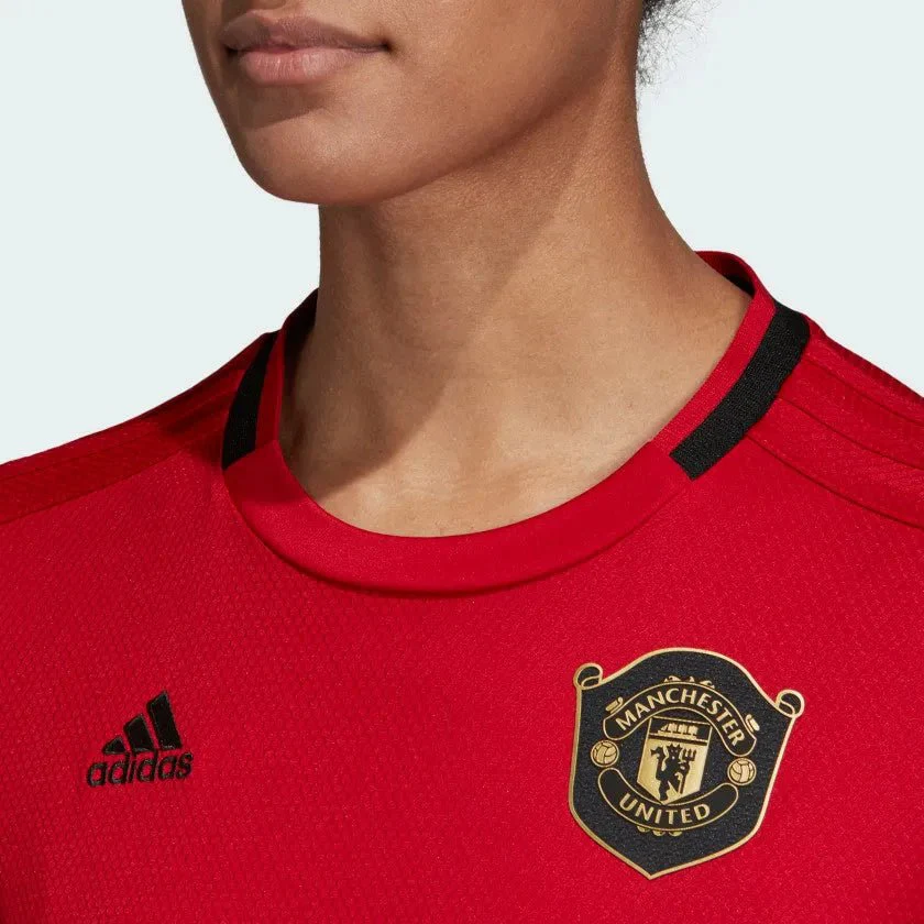 adidas 2019-20 Manchester United Women's Home Jersey - Red - Image 3