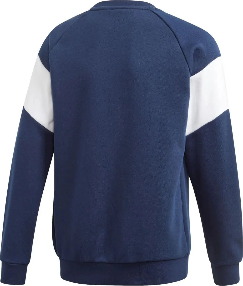 adidas 2019-20 Real Madrid YOUTH Crewneck Sweater - Navy - Image 2