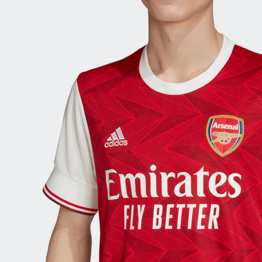Adidas 2020-21 Arsenal Home Jersey - Red-White - Image 3
