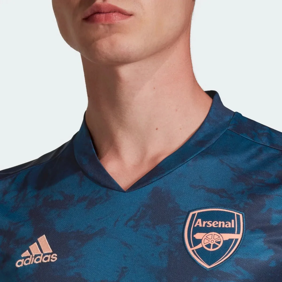 Adidas 2020-21 Arsenal Third Jersey - Navy-Pink - Image 3