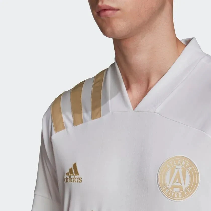 adidas 2020-21 Atlanta United Away Jersey - White-Gold - Image 3