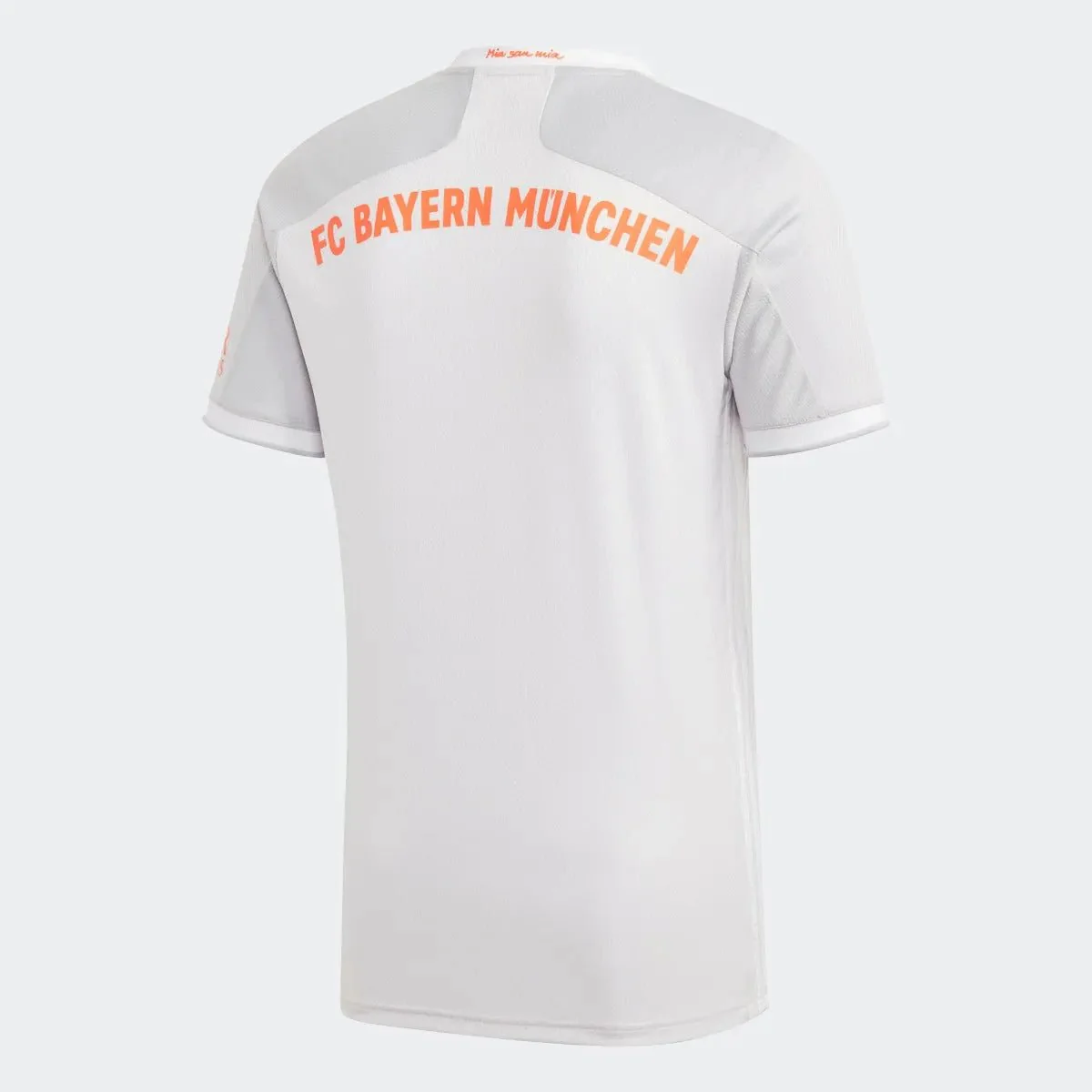 Adidas 2020-21 Bayern Munich Away Jersey - Dash Grey-Orange - Image 2