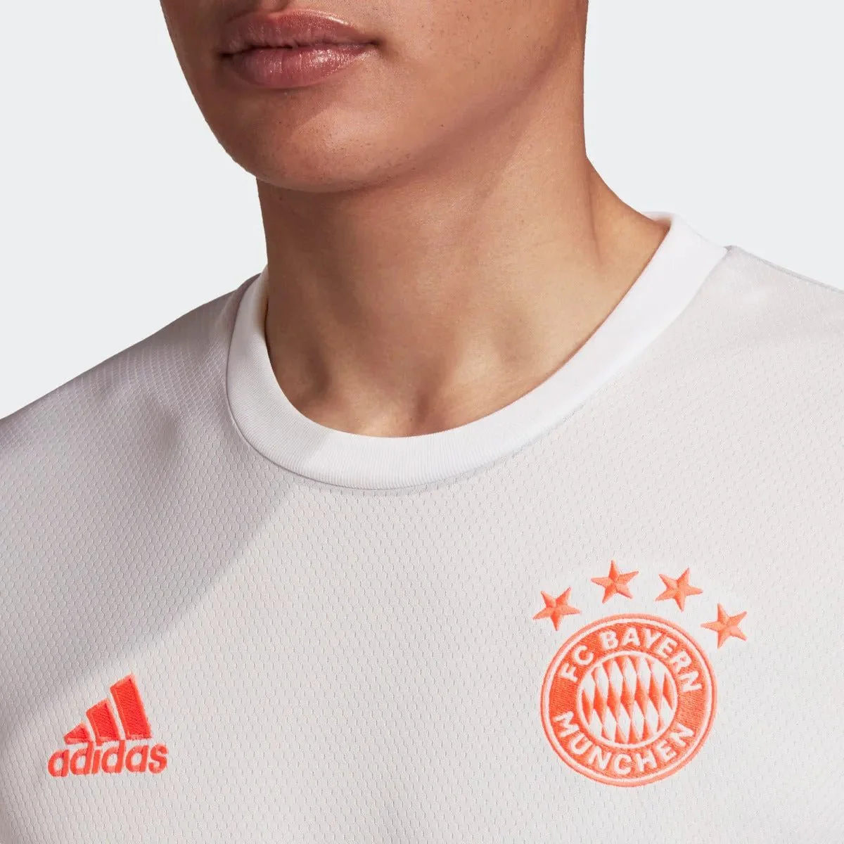 Adidas 2020-21 Bayern Munich Away Jersey - Dash Grey-Orange - Image 3