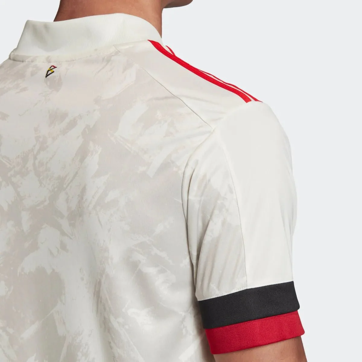 adidas 2020-21 Belgium Away Jersey - White-Red - Image 4