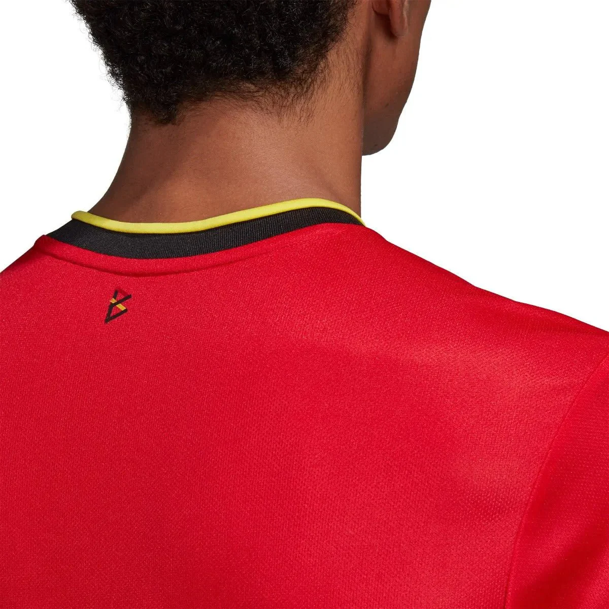 adidas 2020-21 Belgium Home Jersey - Red-Black - Image 4