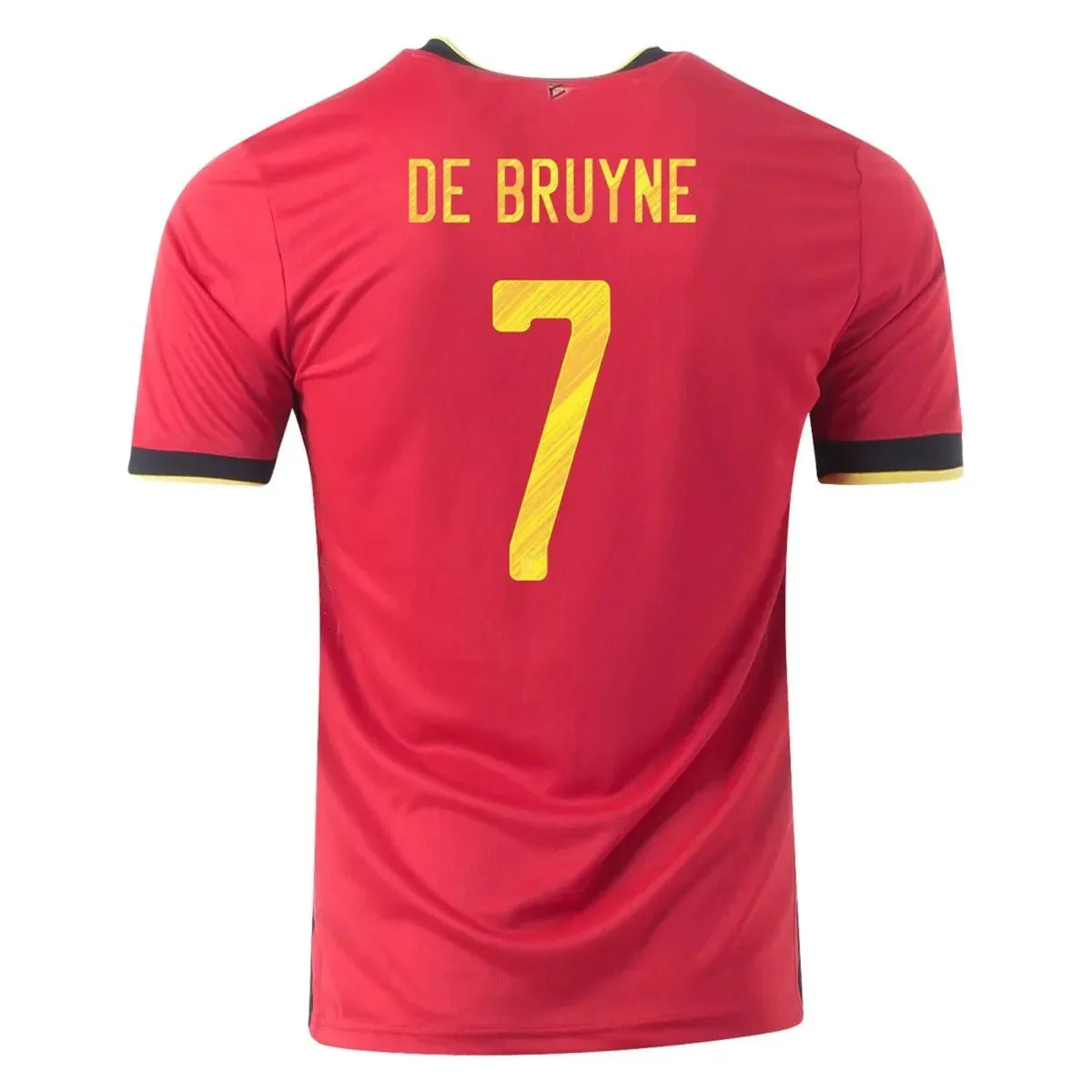adidas 2020-21 Belgium Home Jersey - Red-Black - Image 6
