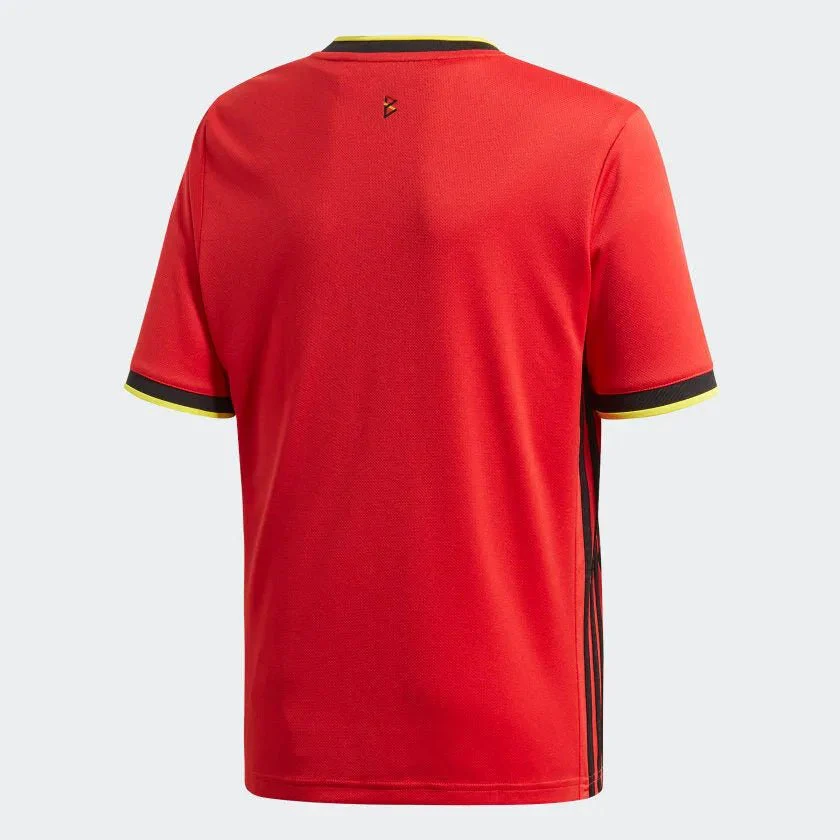 adidas 2020-21 Belgium Home YOUTH Jersey - Red-Black - Image 2