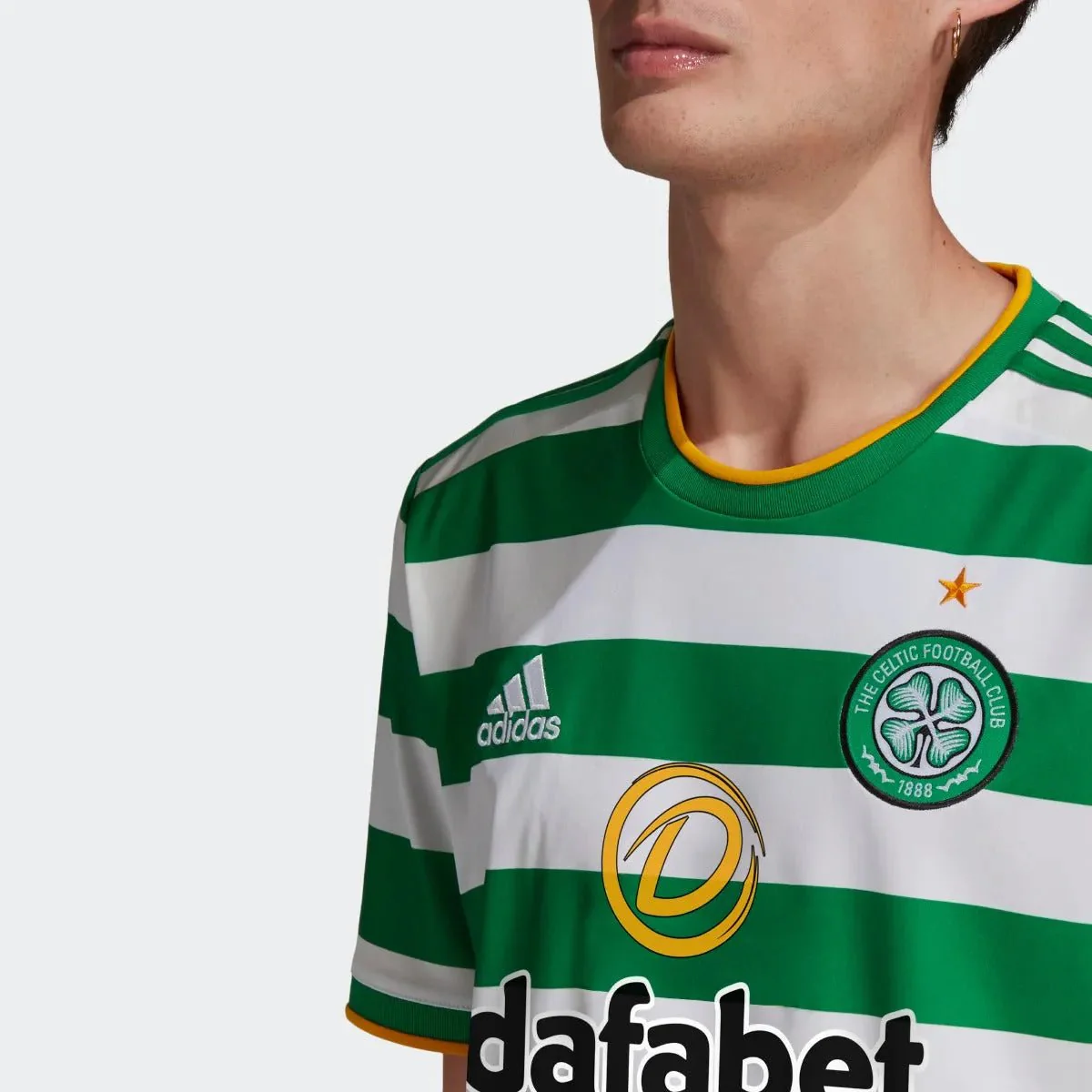 Adidas 2020-21 Celtic FC Home Jersey - White-Green - Image 3