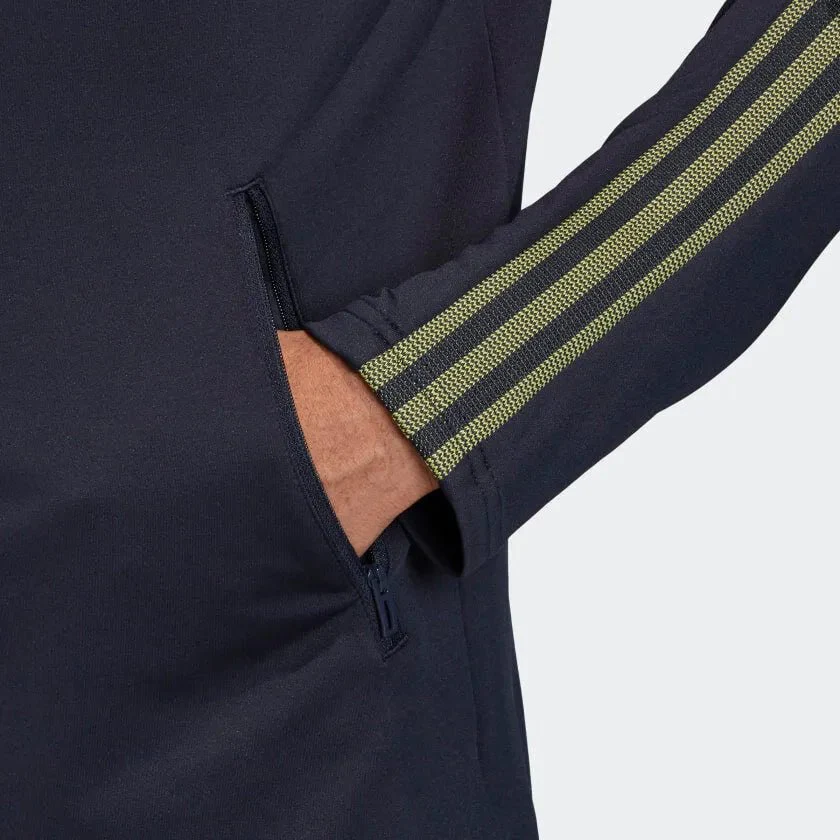 adidas 2020-21 Colombia Anthem Jacket - Navy-Yellow - Image 4