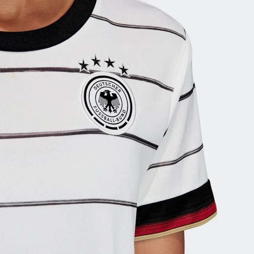 adidas 2020-21 Germany Home WOMEN'S Jersey - White-Black - Image 3