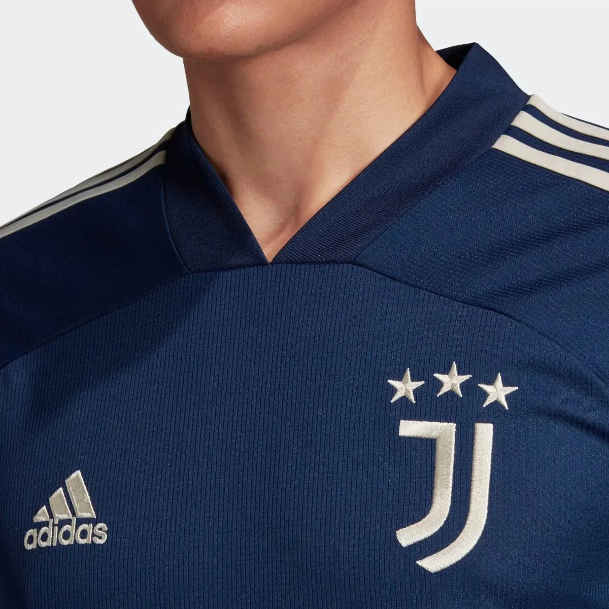 Adidas 2020-21 Juventus Away Jersey - Indigo-White - Image 3