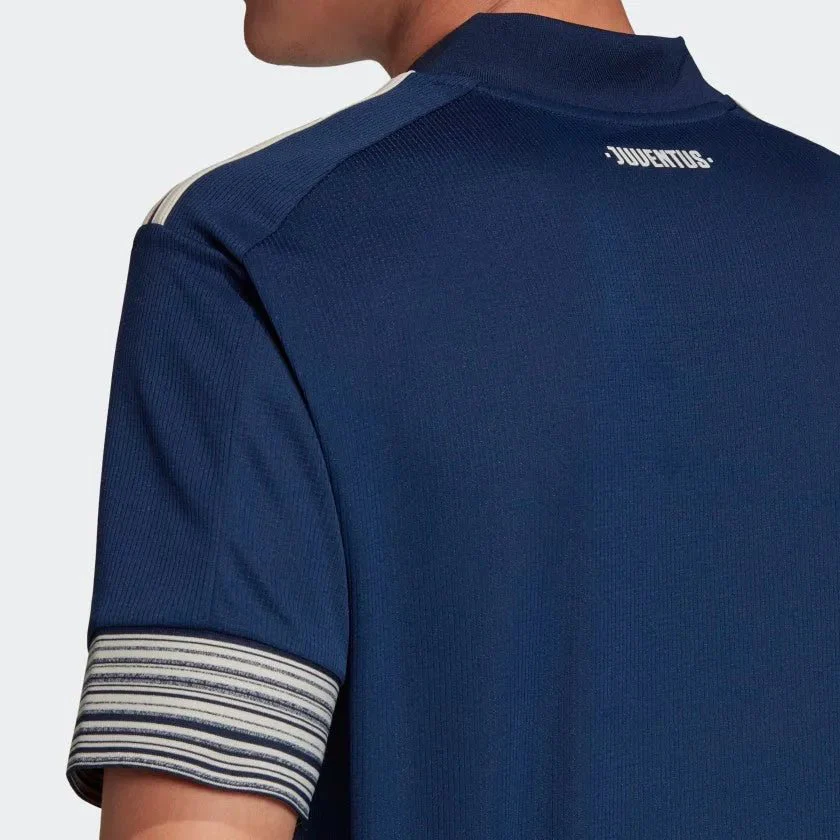 Adidas 2020-21 Juventus Away Jersey - Indigo-White - Image 4