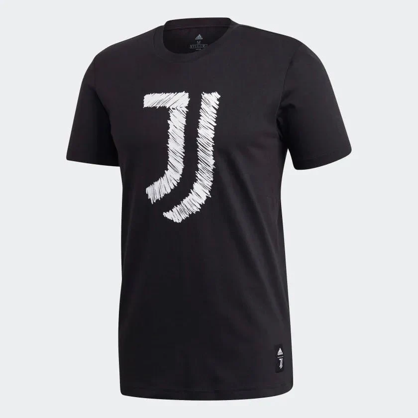 Adidas 2020-21 Juventus DNA Graphic Tee - Black-White