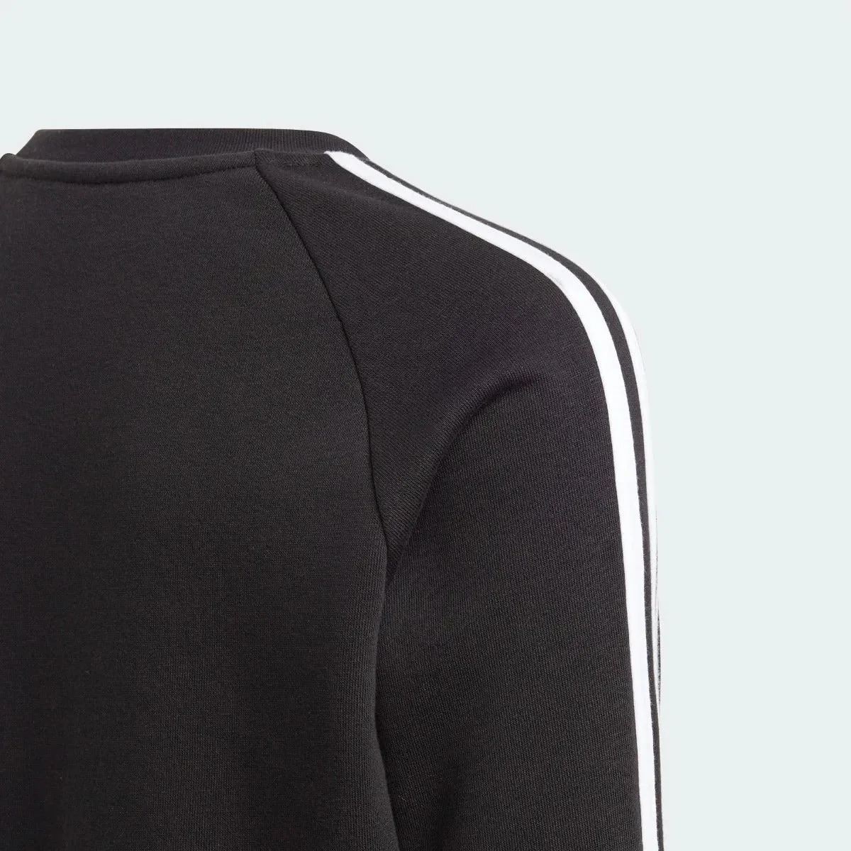 Adidas 2020-21 Juventus Youth Crewneck Sweater - Black-Orange - Image 4