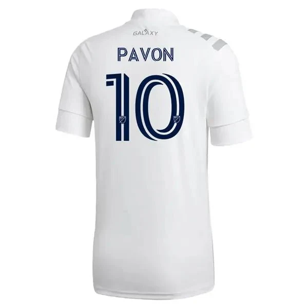 adidas 2020-21 LA Galaxy Home Jersey - White - Image 5