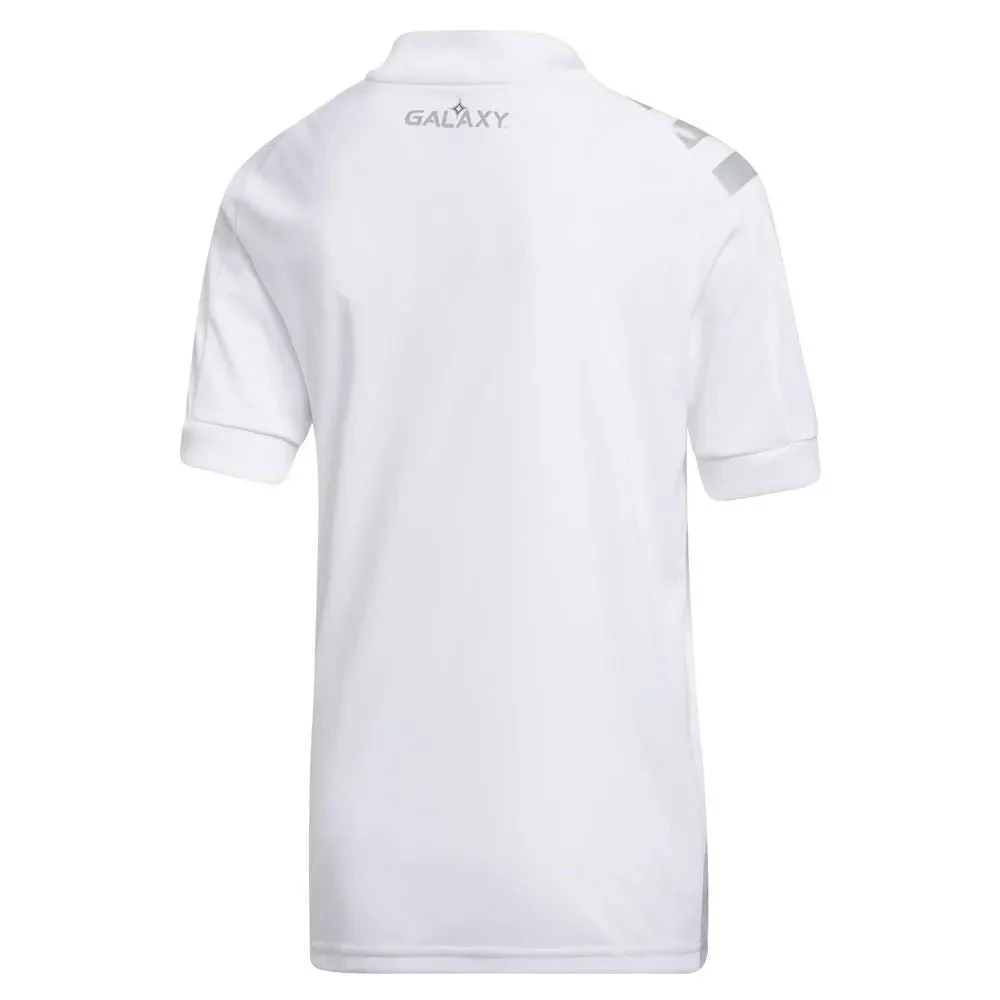 adidas 2020-21 LA Galaxy YOUTH Home Jersey - White - Image 2