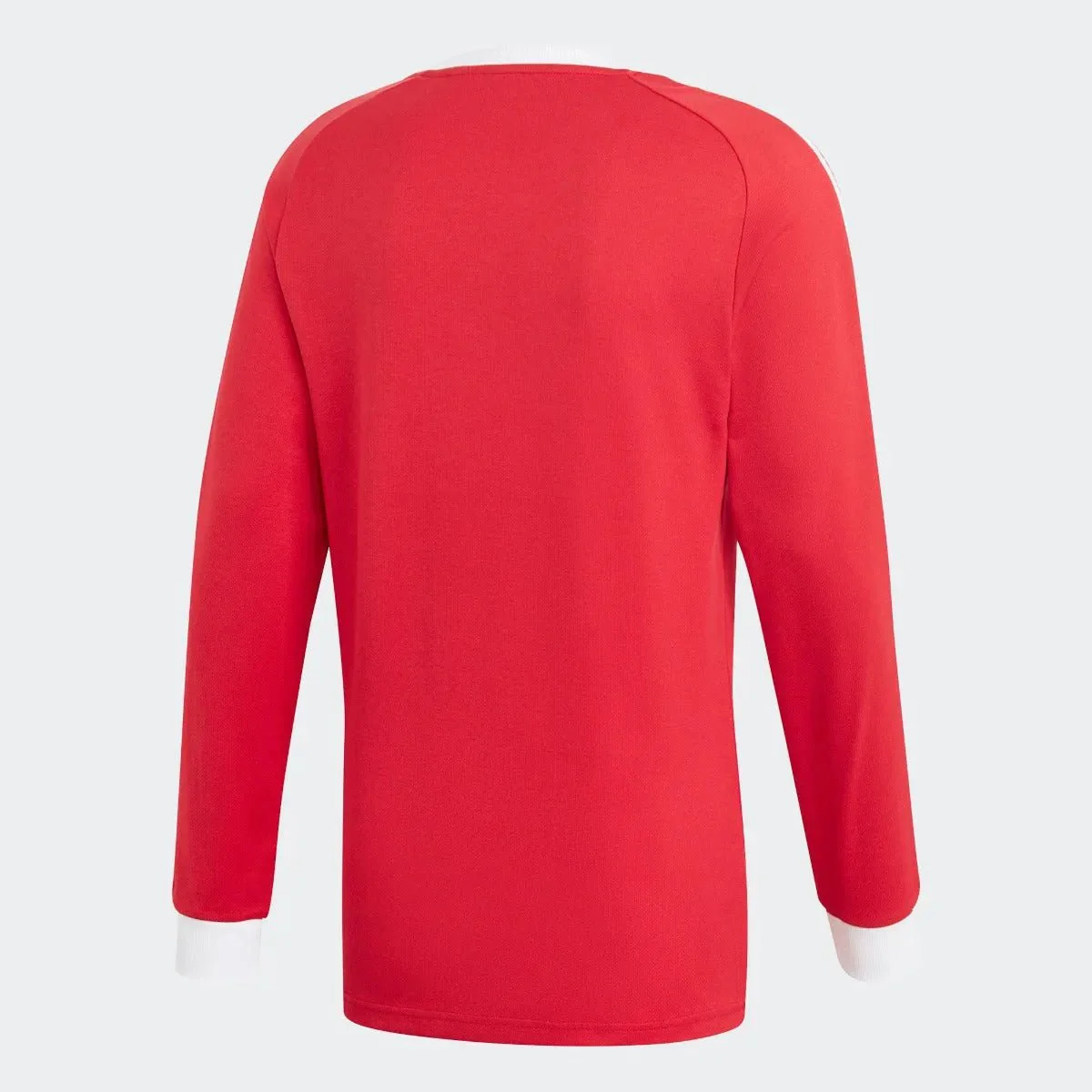 Adidas 2020-21 Manchester United Icons Long-Sleeve Tee - Red-White - Image 2