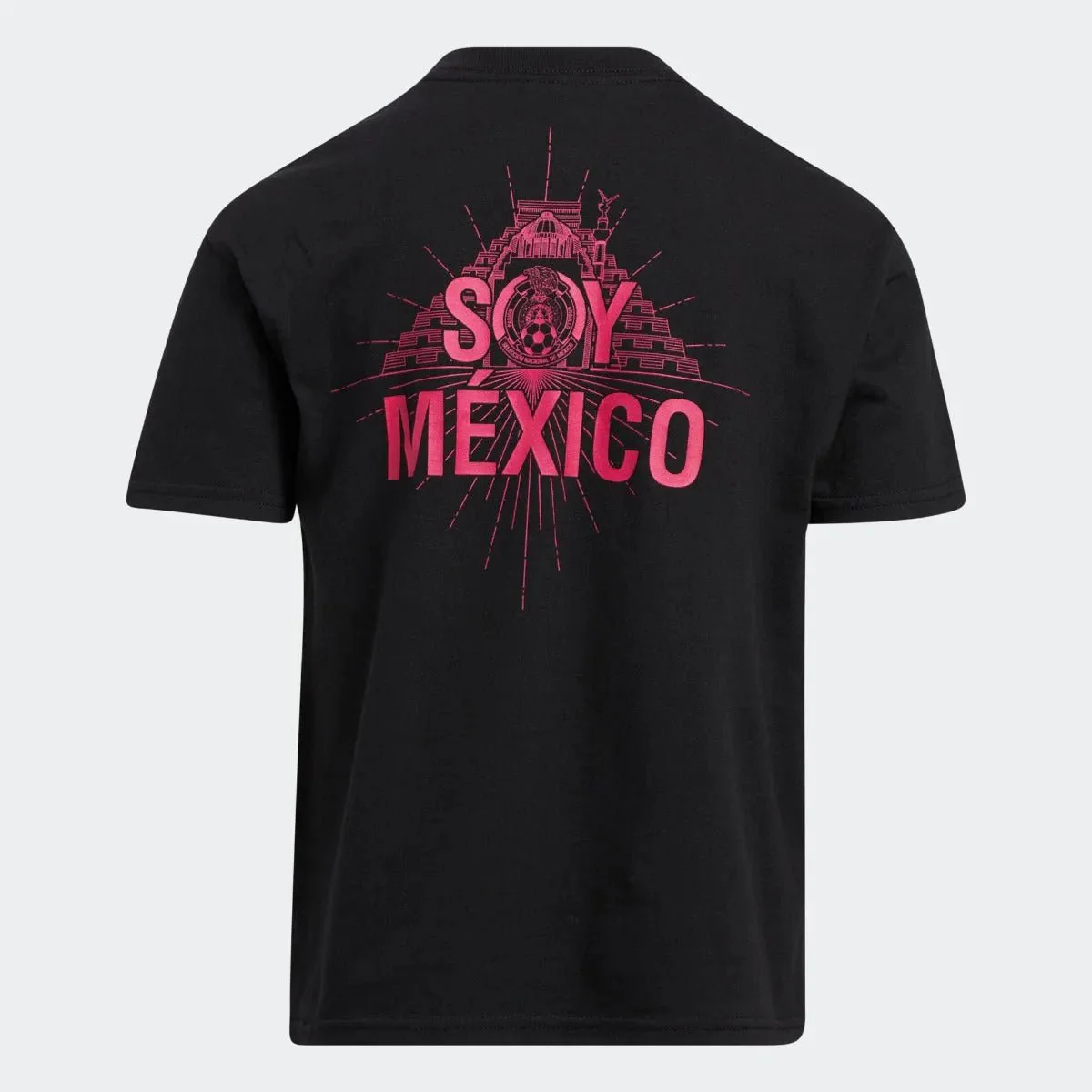 adidas 2020-21 Mexico Amplifier SS YOUTH Tee - Black-Pink - Image 2
