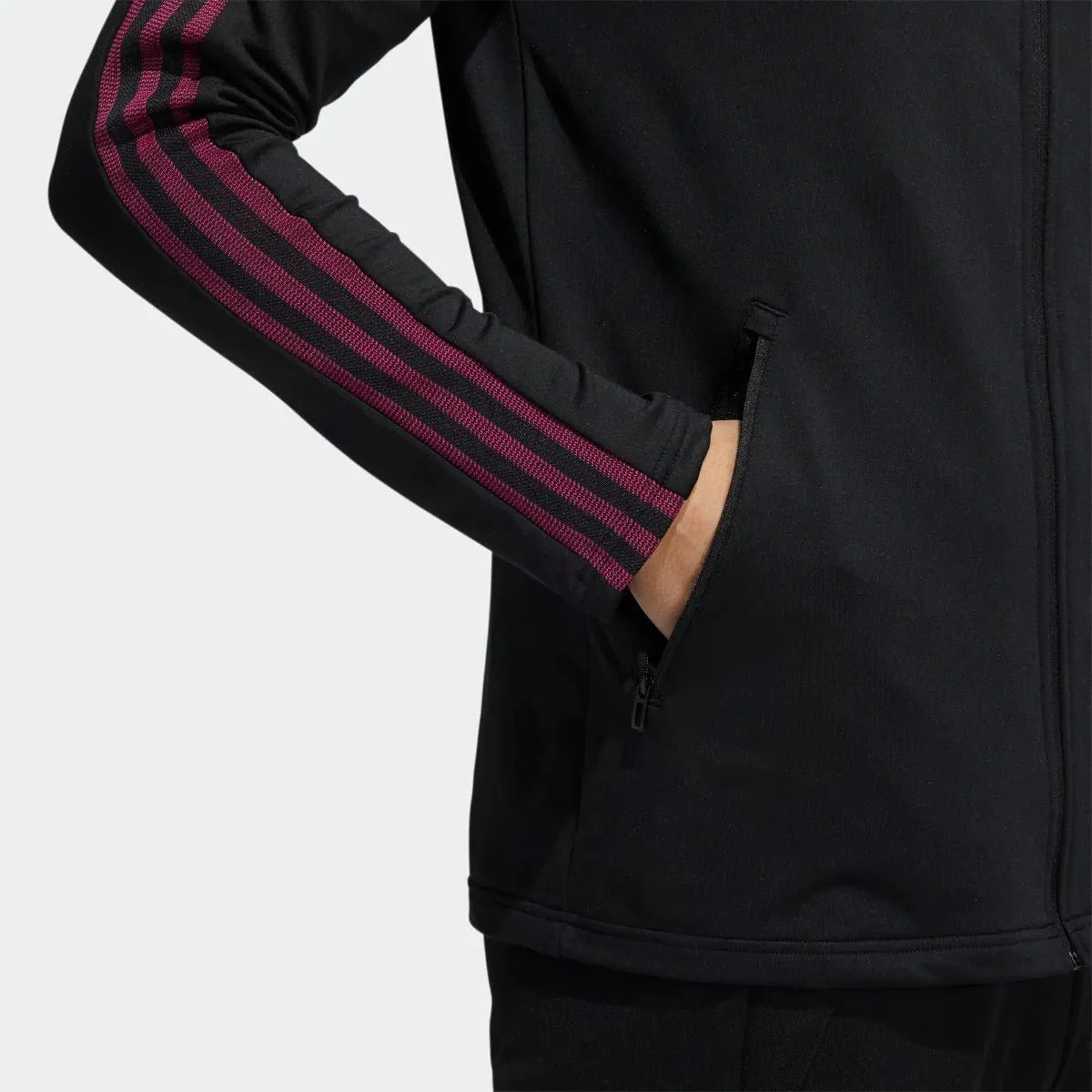 adidas 2020-21 Mexico Anthem Jacket - Black-Pink - Image 5