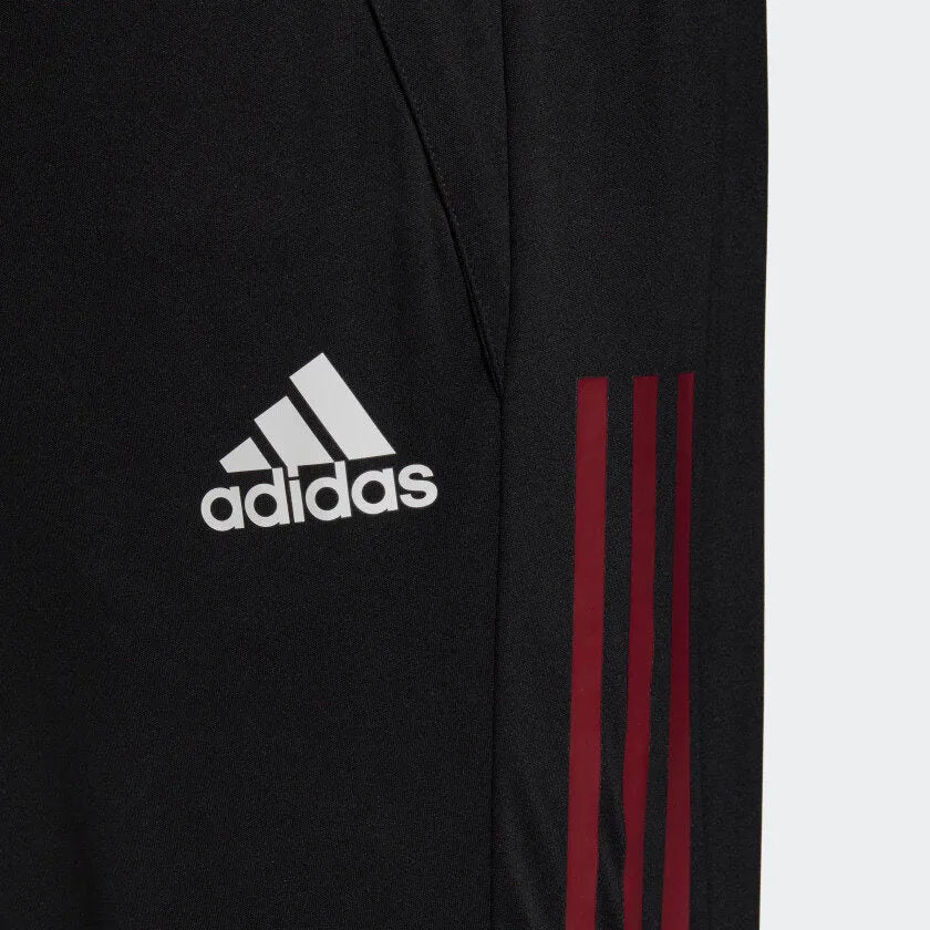 adidas 2020-21 Mexico Three-Quarter Pants - Black-Maroon - Image 3