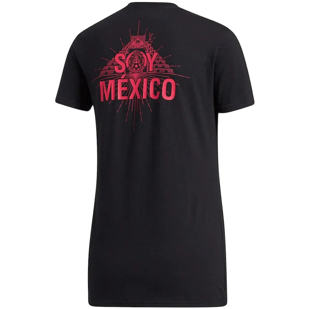 Adidas 2020-21 Mexico Women Amplifier Tee - Black-Pink - Image 2