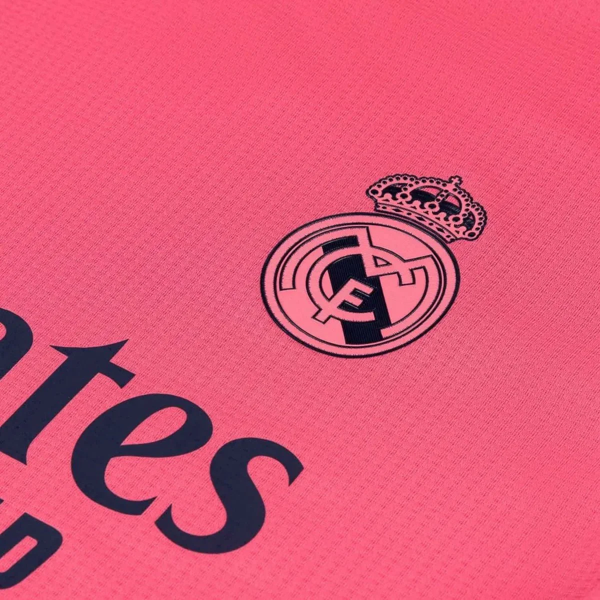 Adidas 2020-21 Real Madrid Authentic LS Away Jersey - Pink-Navy - Image 5
