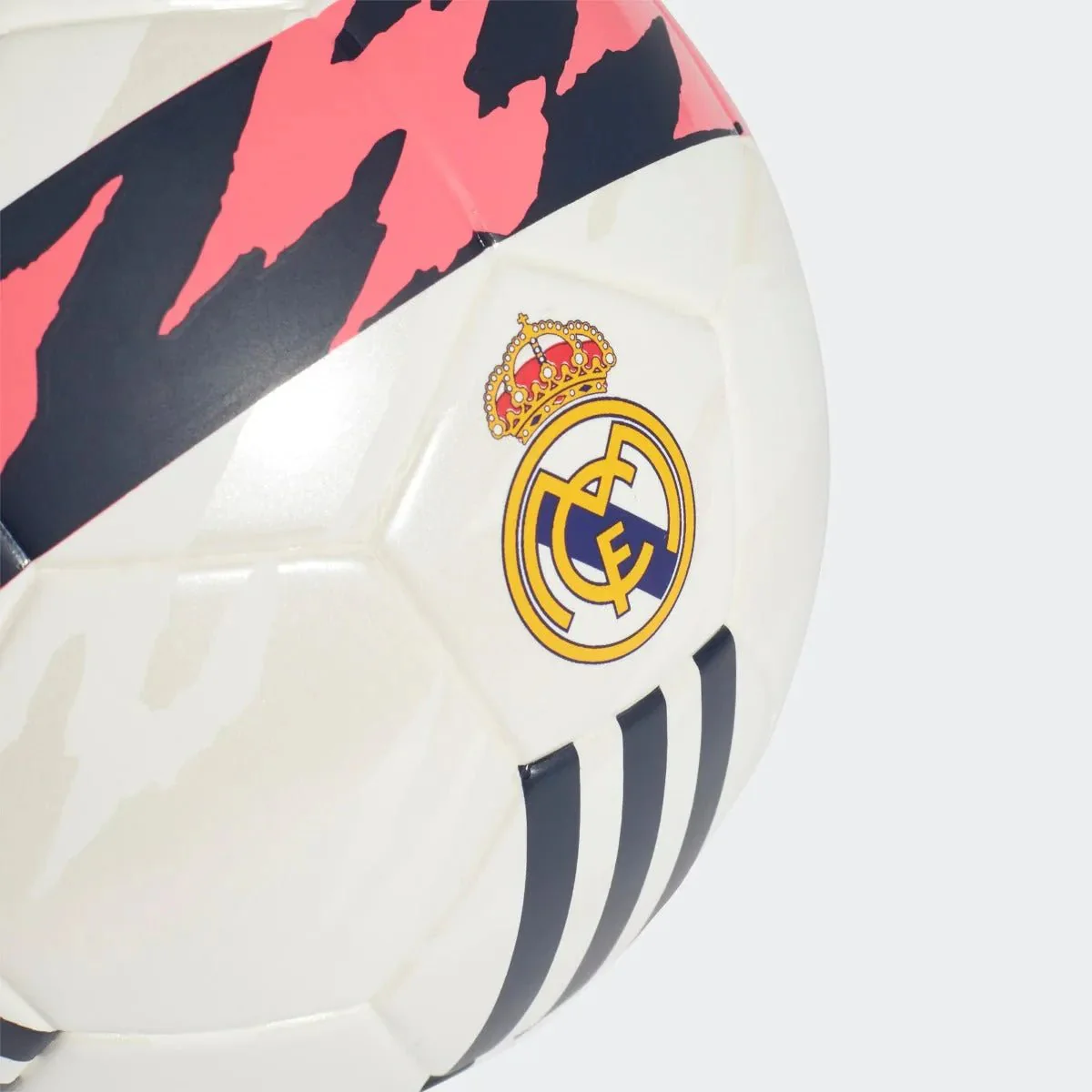 Adidas 2020-21 Real Madrid MINI Ball - White-Black-Pink - Image 4