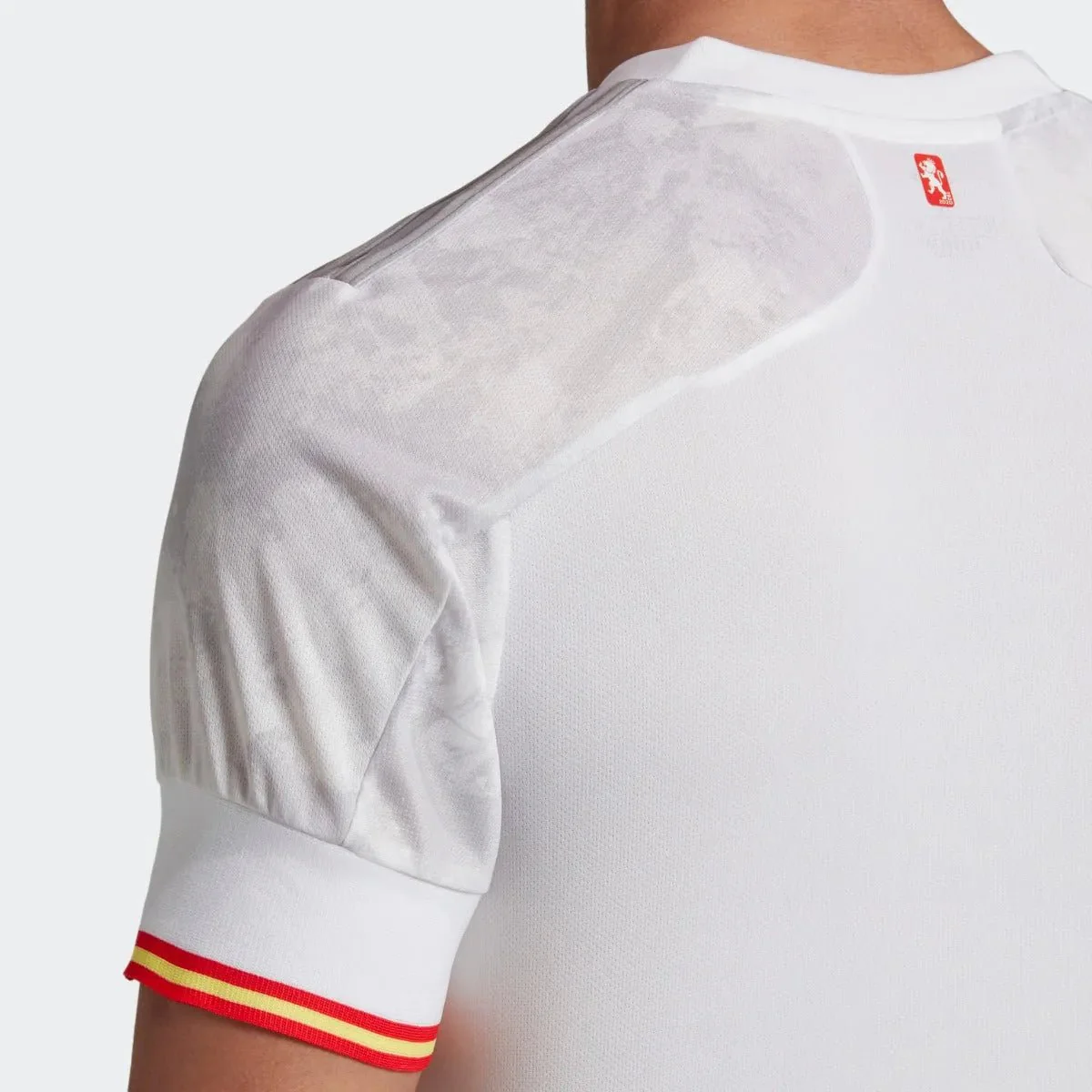 adidas 2020-21 Spain Away Jersey - White-Red - Image 3