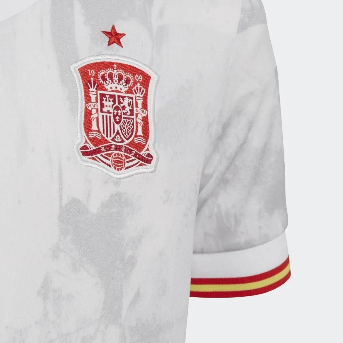 adidas 2020-21 Spain Away YOUTH Jersey - White-Red - Image 3