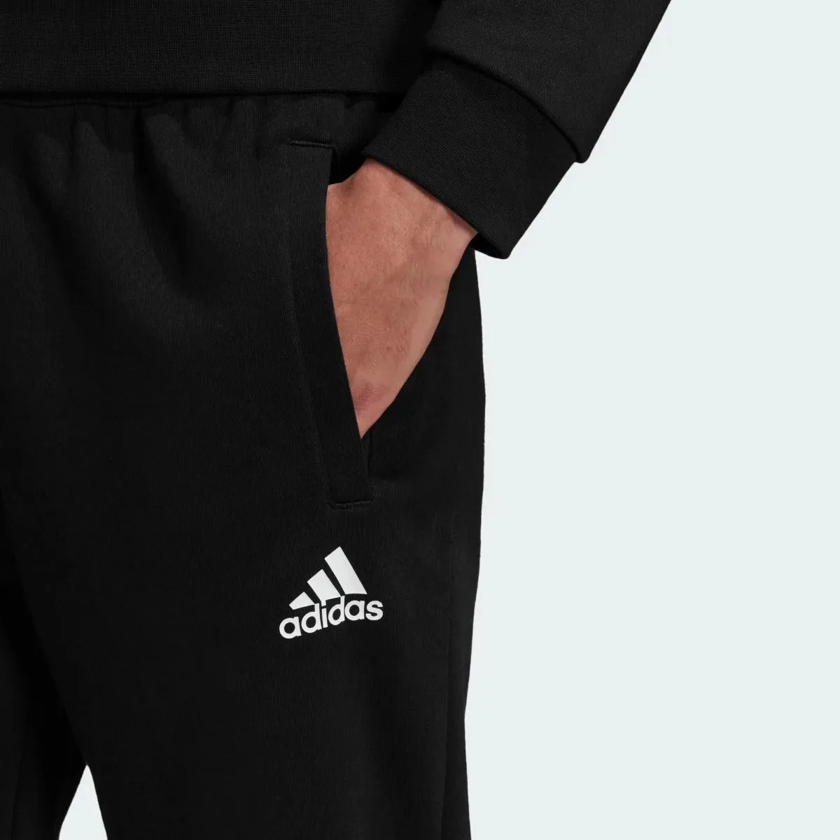 Adidas 2020-21 Tango Sweat Logo Joggers - Black - Image 3