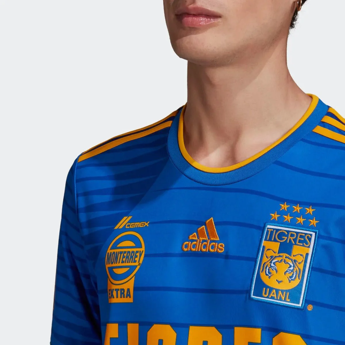 Adidas 2020-21 Tigres Away Jersey - Blue-Collegiate Gold - Image 3