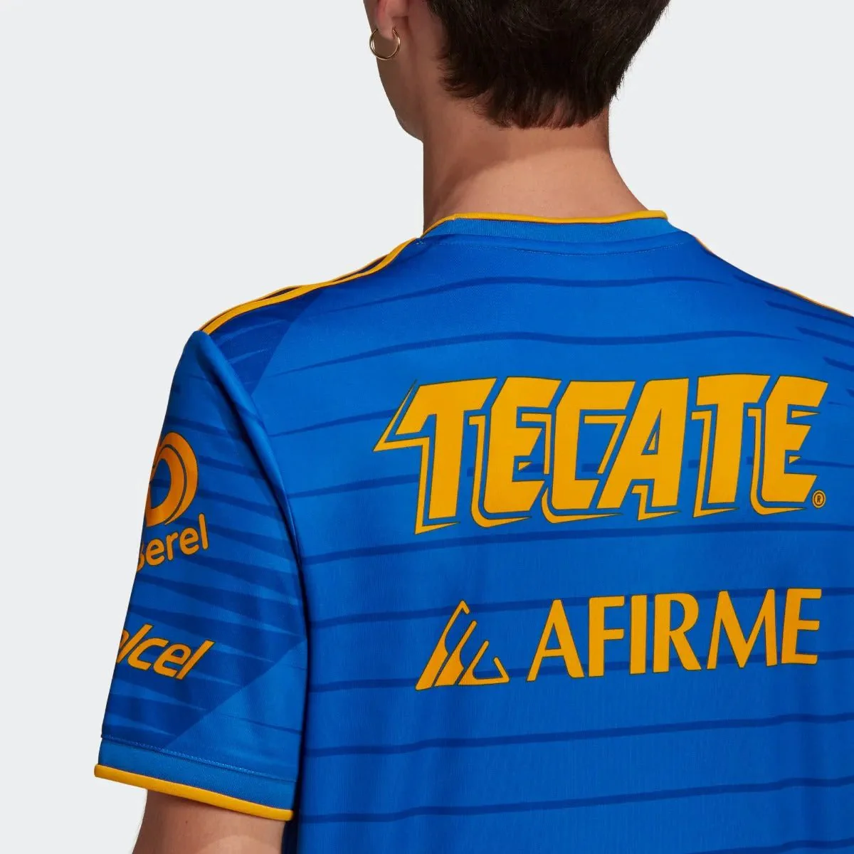 Adidas 2020-21 Tigres Away Jersey - Blue-Collegiate Gold - Image 4