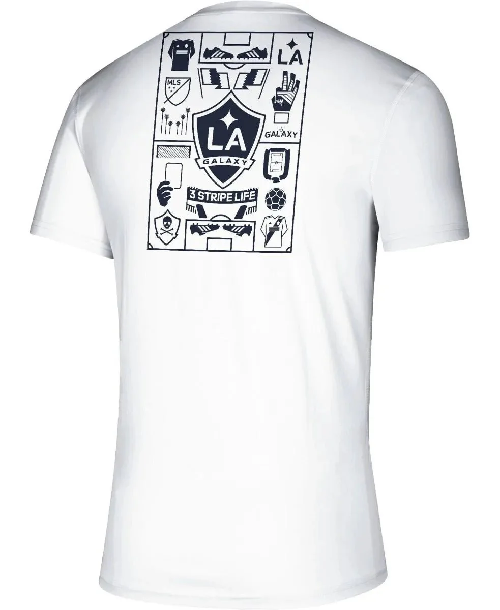 adidas 2020 LA Galaxy SS Creator Tee - White - Image 2