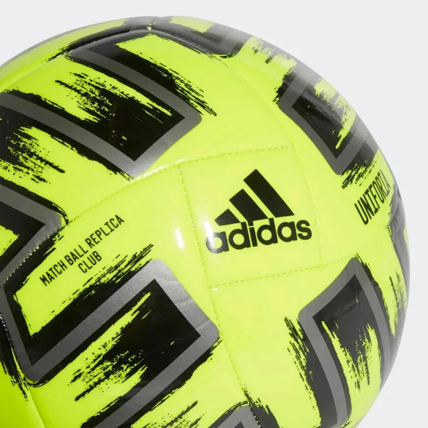 adidas 2020 Uniforia Club Ball - Volt-Black - Image 5