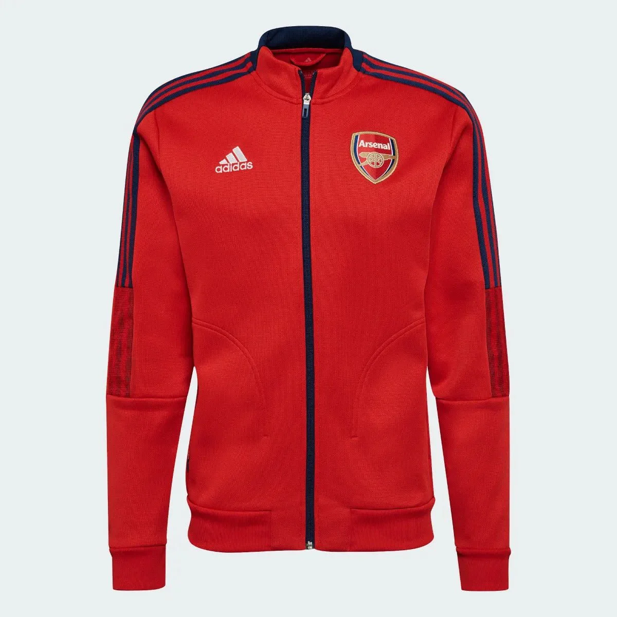 Adidas 2021-22 Arsenal Anthem Jacket - Red-Navy