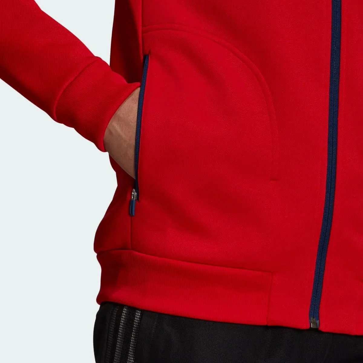 Adidas 2021-22 Arsenal Anthem Jacket - Red-Navy - Image 5