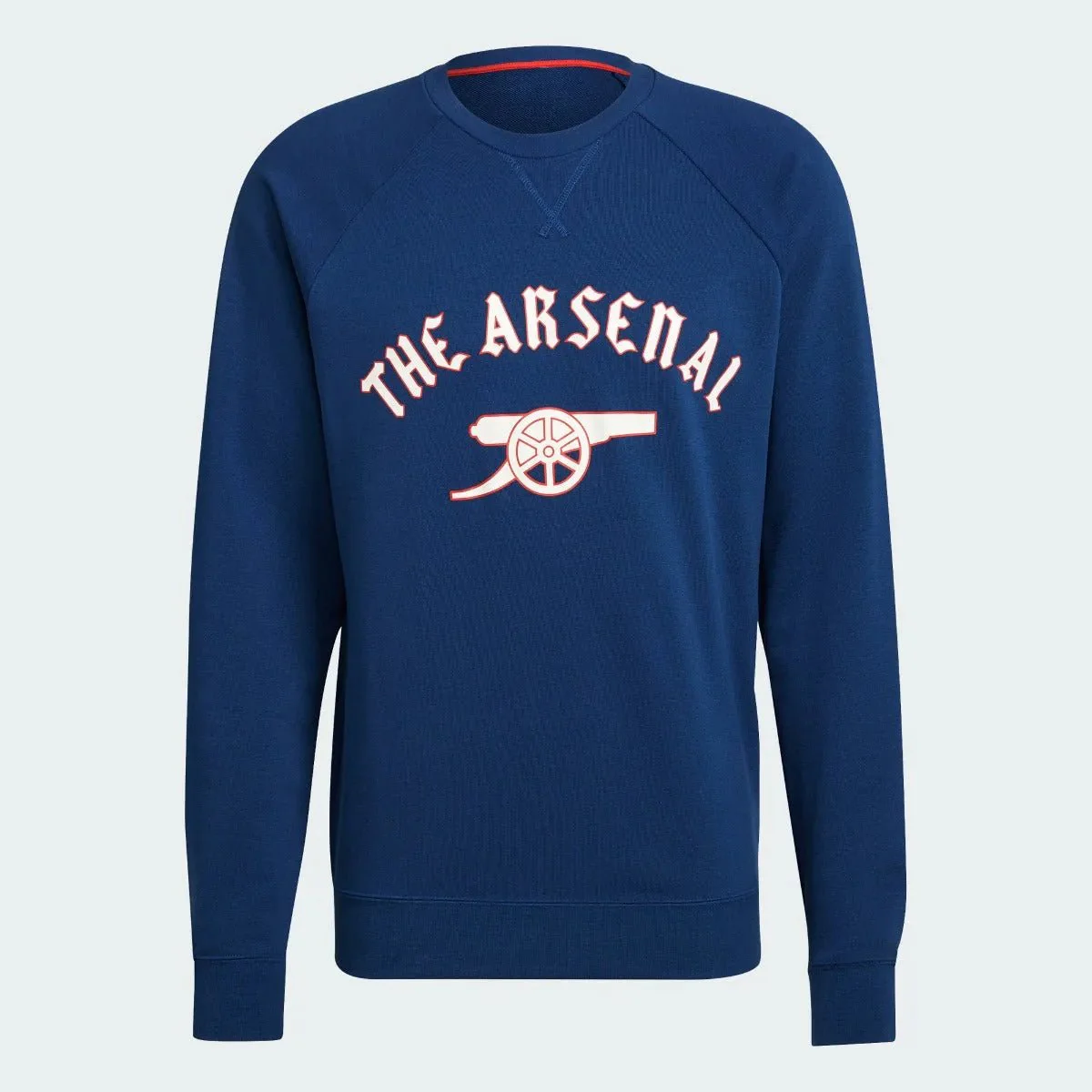 Adidas 2021-22 Arsenal Graphic Crew Sweatshirt - Mystery Blue