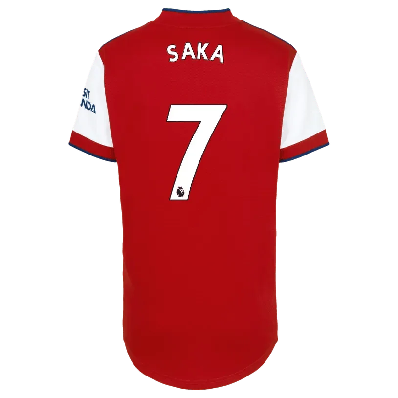Adidas 2021-22 Arsenal Home Authentic Jersey - Scarlet-White - Image 6