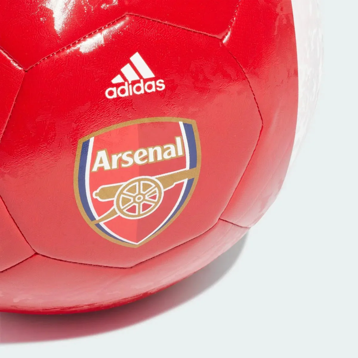 Adidas 2021-22 Arsenal Home Club Ball - Red-White - Image 4