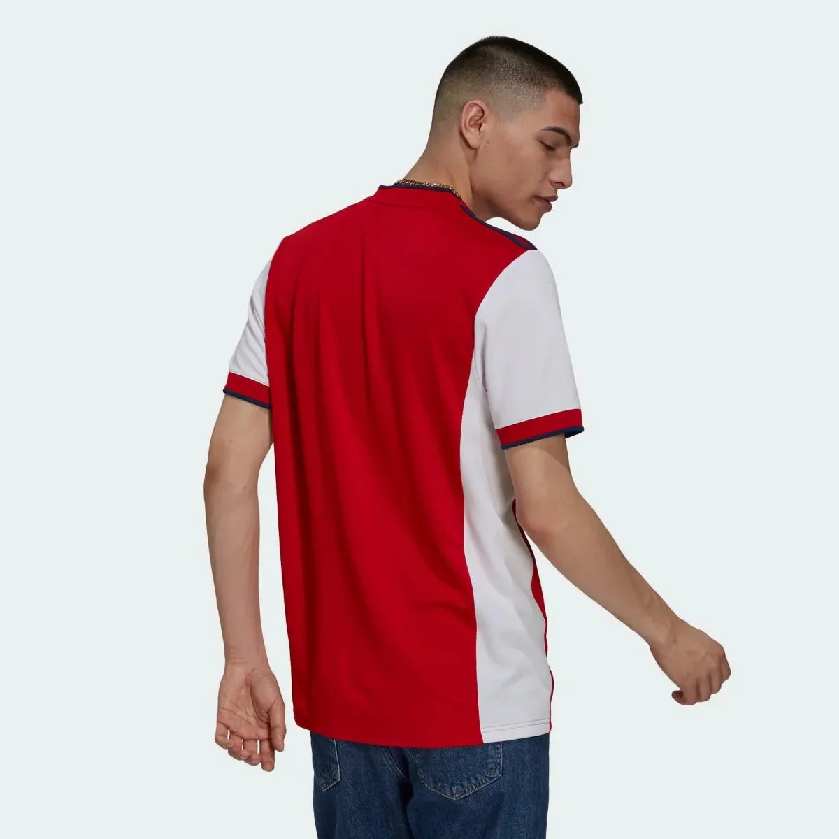 Adidas 2021-22 Arsenal Home Jersey - Red-Navy - Image 3